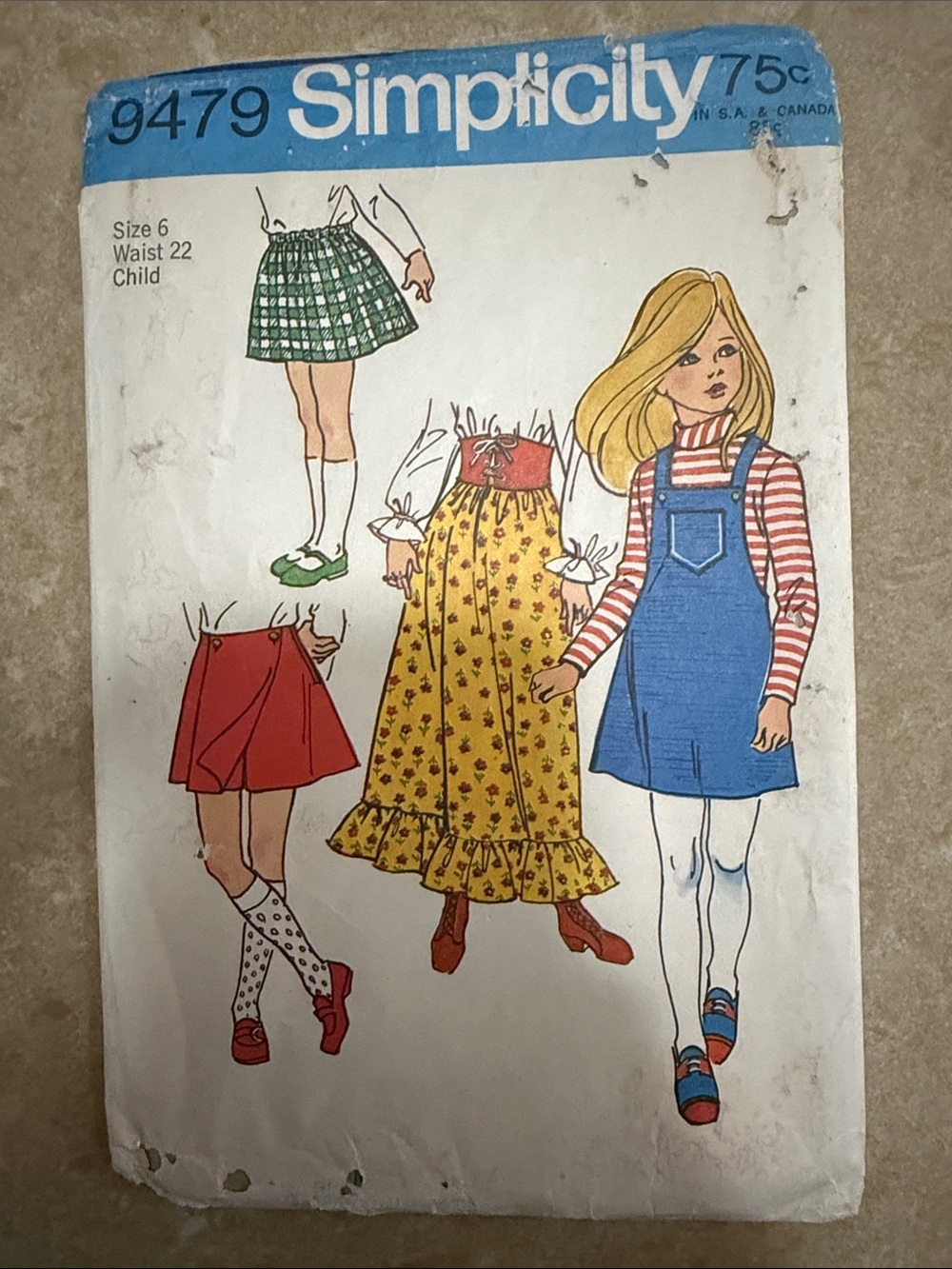 Simplicity Girls Skirts & Jumper Pattern